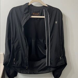 Ariat Black Jacket with White Piping